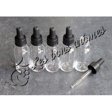 Flacons 10 ml en verre 5 pièces