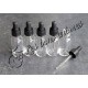 Flacons 10 ml en verre 5 pièces